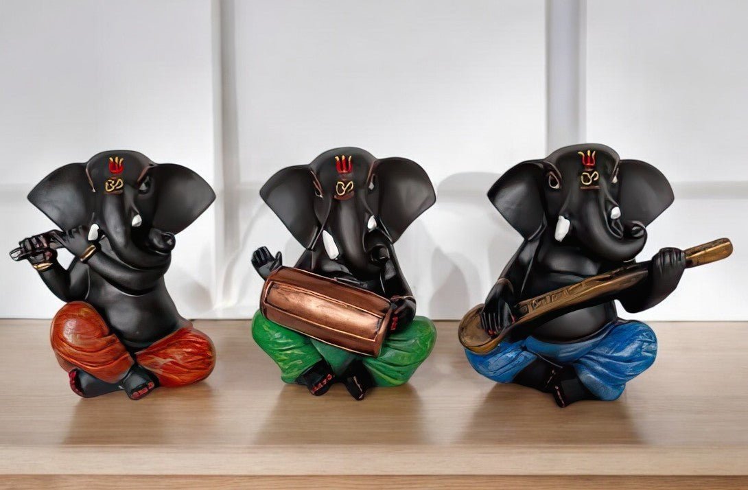 Ganesha:The Divine Rhythm Table Decor