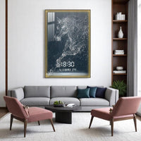 Thumbnail for Glowing Dust Horse Timepiece Wall Decor (40 x 90 CM)
