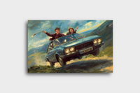 Thumbnail for Harry Potter:Taking Flight to Hogwarts Canvas Wall Painting (36 x 24 Inches)