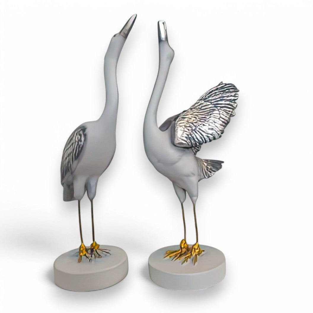 Heron:The Elegant Landing Set of 2 Table Decor