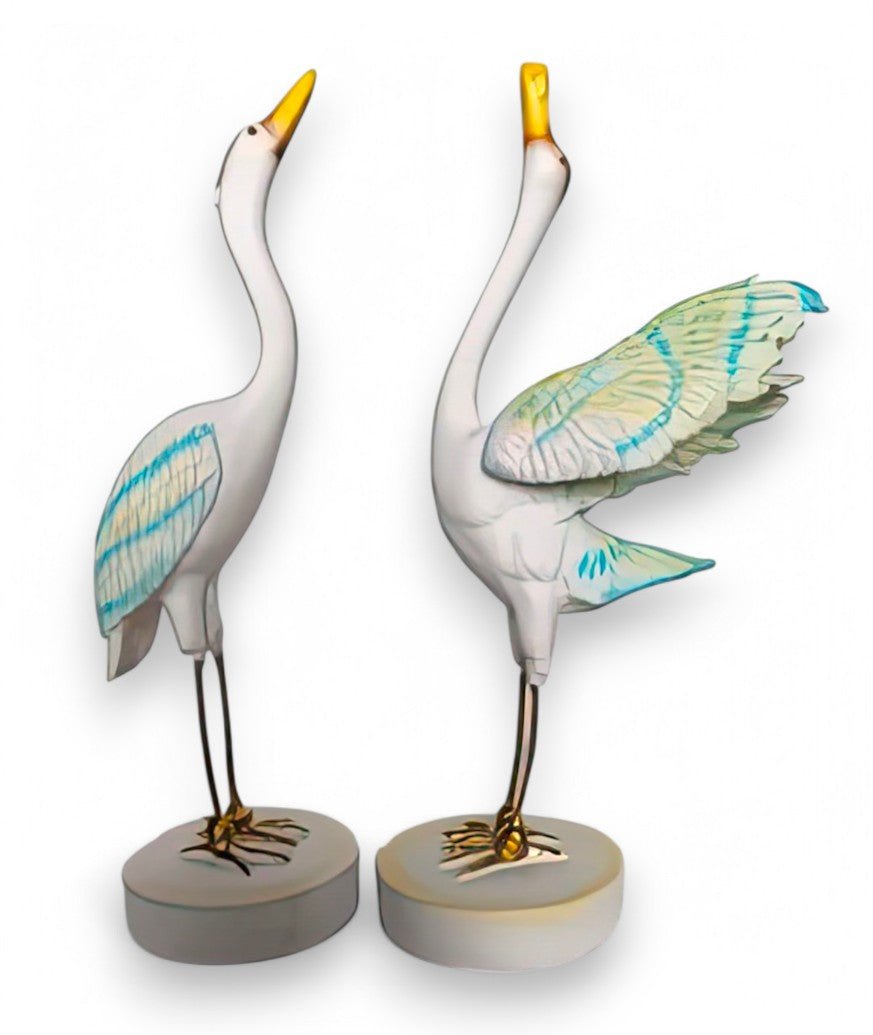 Heron:The Elegant Landing Set of 2 Table Decor