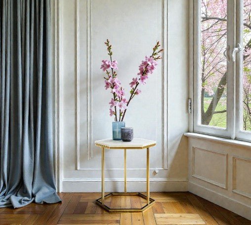 Hexagon PreLam Top Side Table