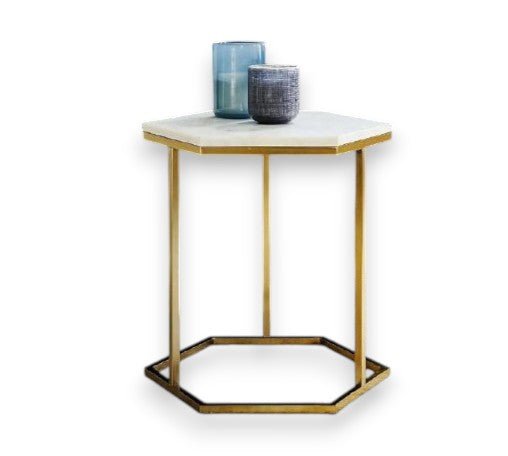 Hexagon PreLam Top Side Table