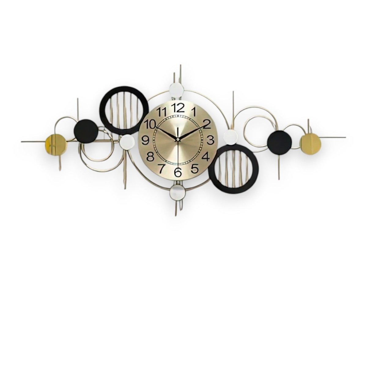 Intertwined Rings Statement Clock (36 x 18 Inches)