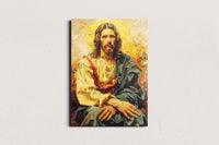 Thumbnail for Jesus:Lumen Christi Canvas Wall Painting (24 x 36 Inches)