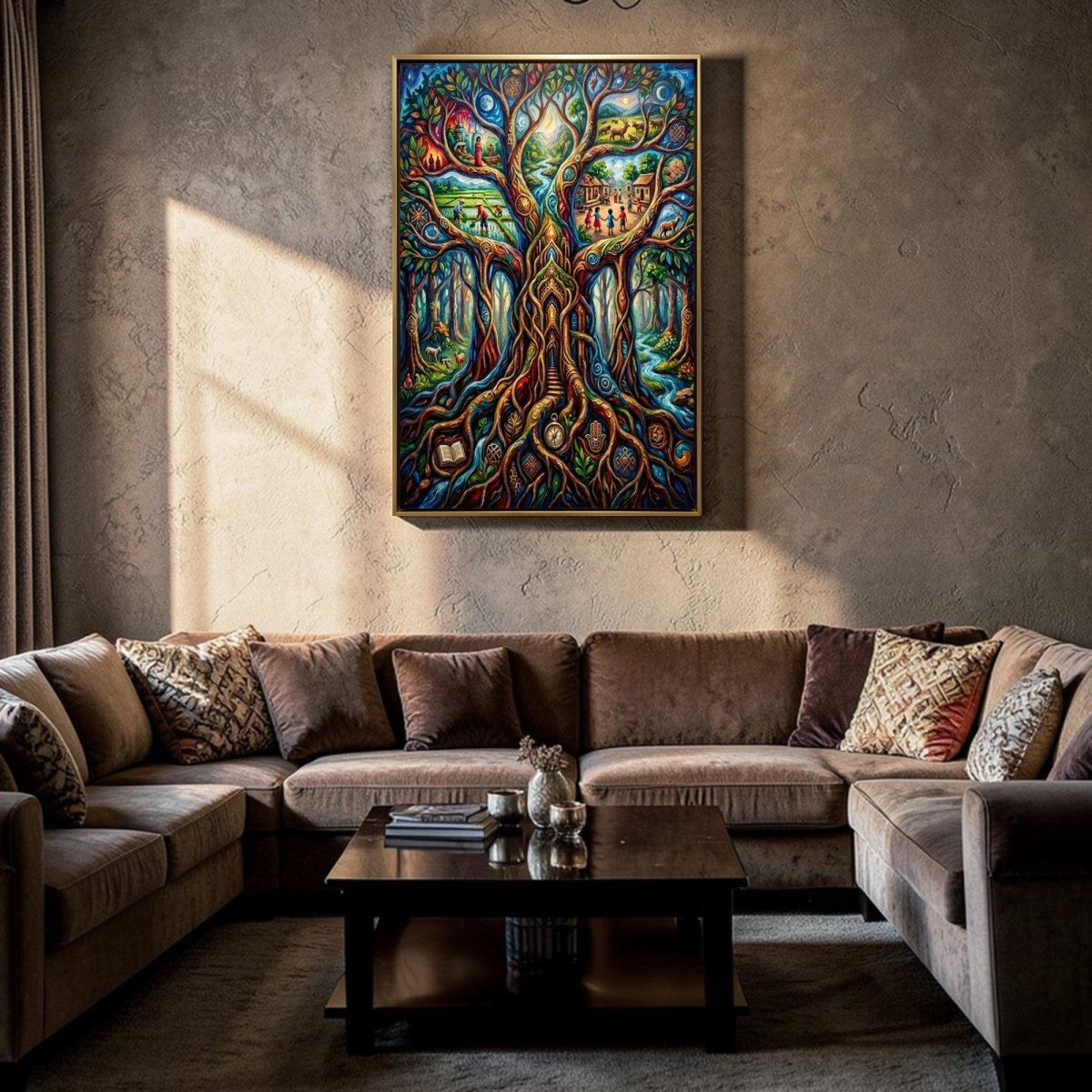 Kalpavriksha: The Eternal Tree of Life (24 x 36 Inches)