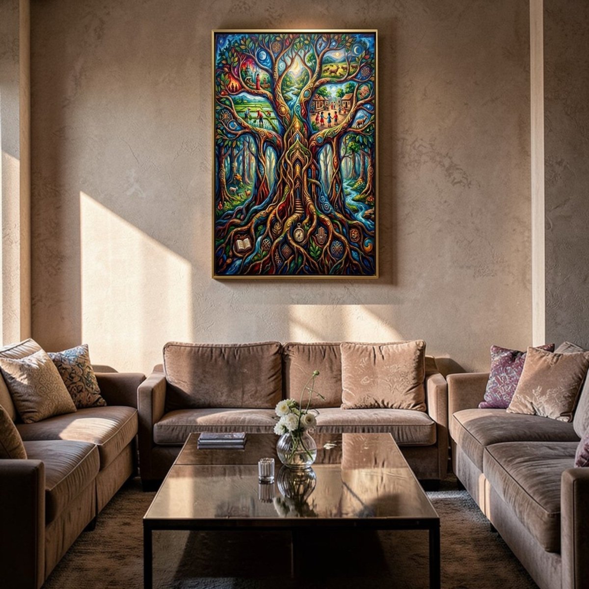 Kalpavriksha: The Eternal Tree of Life (24 x 36 Inches)