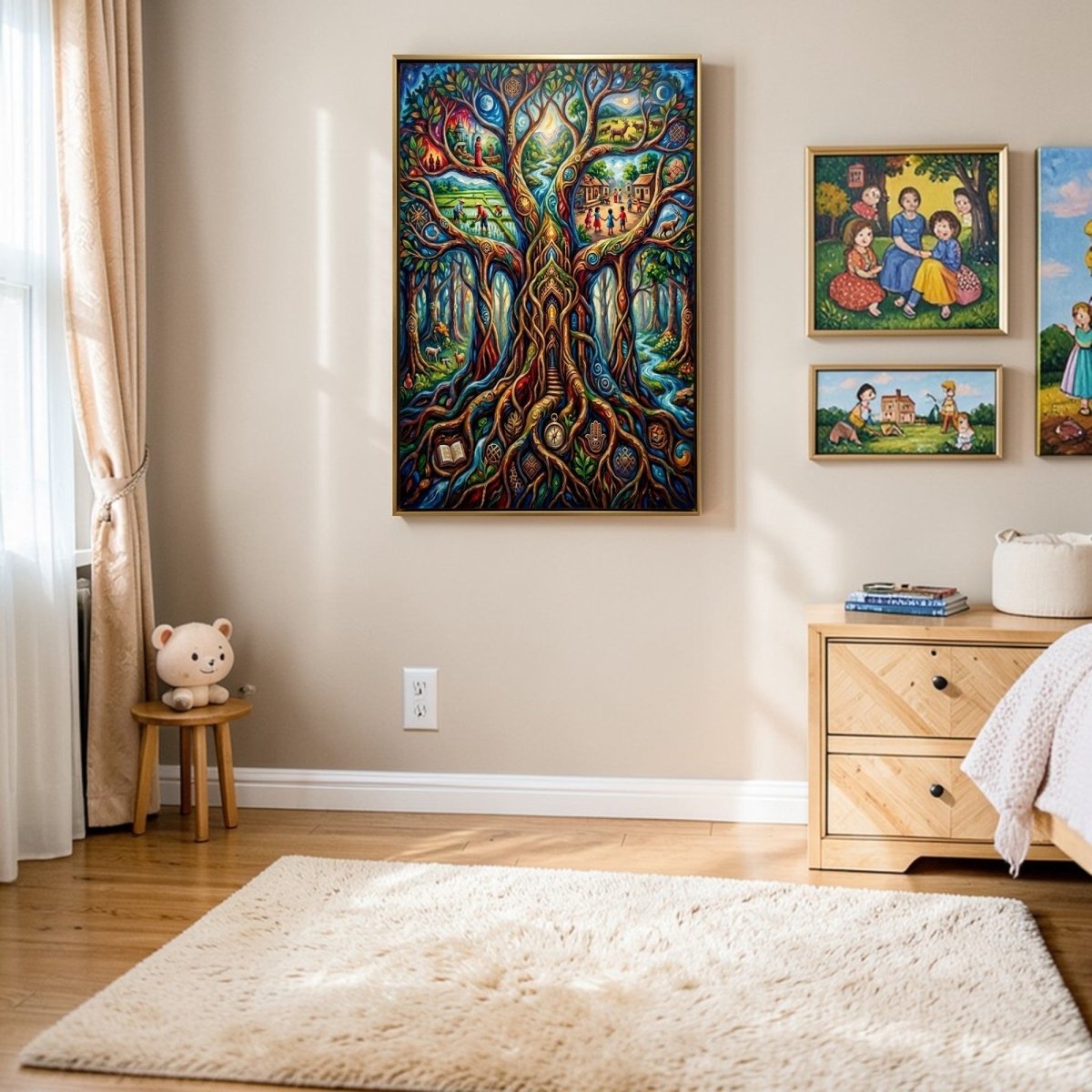 Kalpavriksha: The Eternal Tree of Life (24 x 36 Inches)