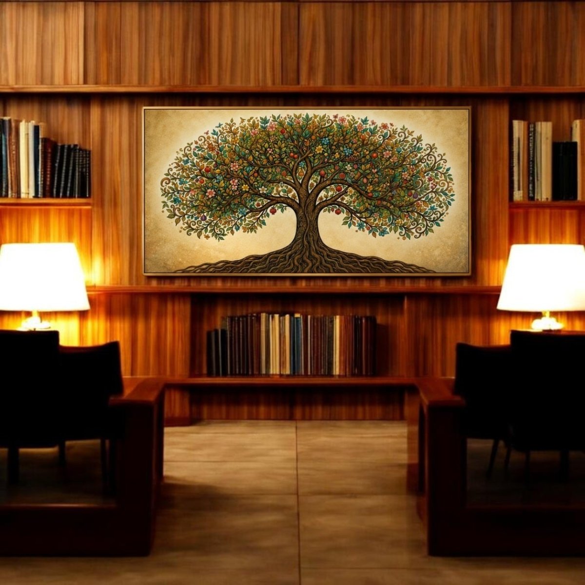 Kalpavriksha: The Tree of Divine Abundance (48 x 24 Inches)