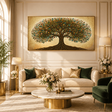 Kalpavriksha: The Tree of Divine Abundance (48 x 24 Inches)