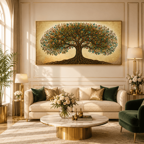 Kalpavriksha: The Tree of Divine Abundance (48 x 24 Inches)