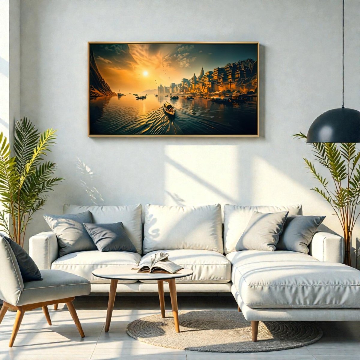 Kashi’s Sacred Glow: Benaras Riverfront Heritage Art