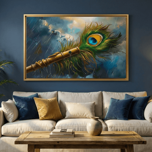 Krishna: Shyama’s Grace: The Sacred Mor Pankh