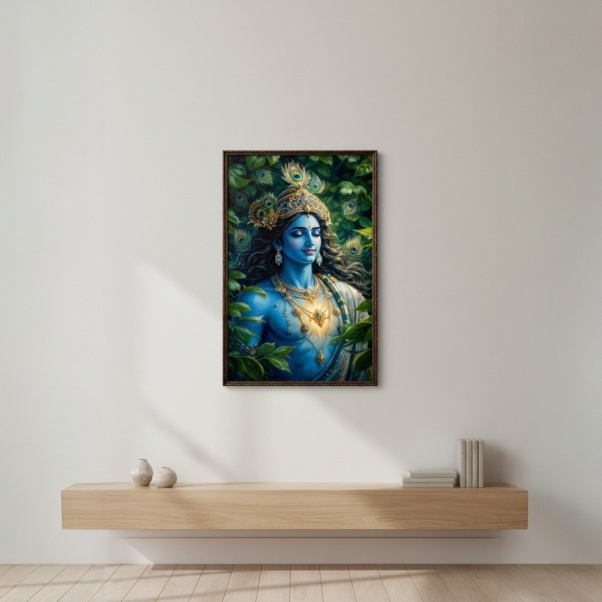 Krishna: The Neel - Aura Madhav (24 x 36 Inches)