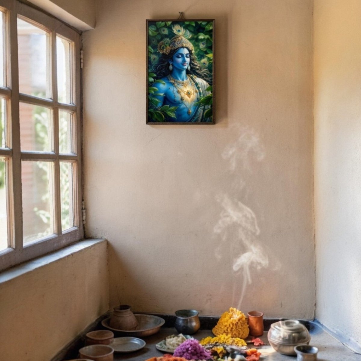 Krishna: The Neel - Aura Madhav (24 x 36 Inches)