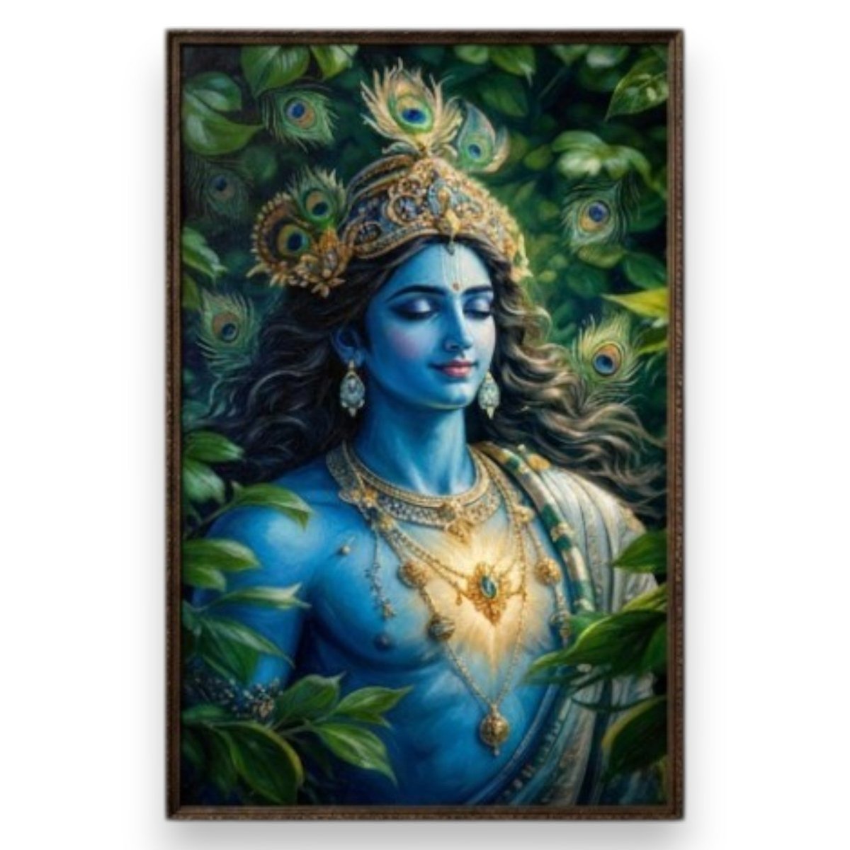 Krishna: The Neel - Aura Madhav (24 x 36 Inches)
