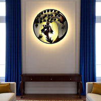 Thumbnail for Krishna:The Flute of the Forest Ring (24 x 24 Inches)