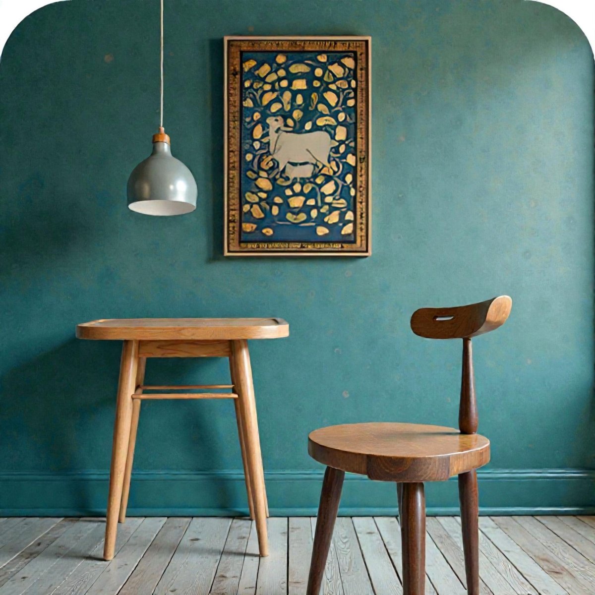 Lotus Bloom Heritage: Kamdhenu Canvas