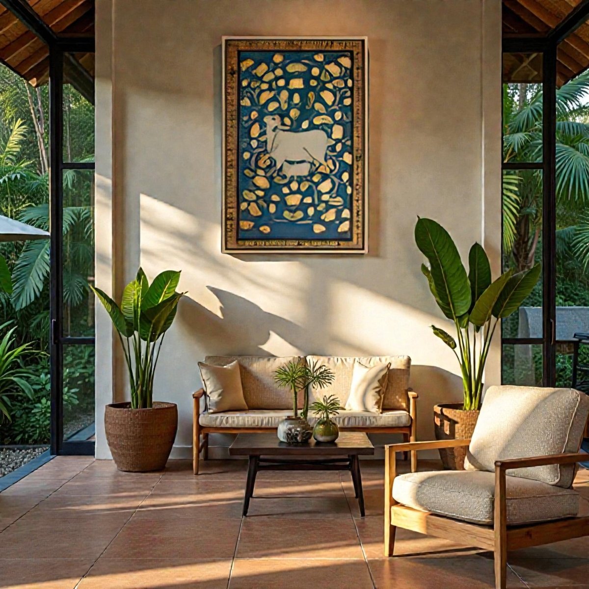 Lotus Bloom Heritage: Kamdhenu Canvas