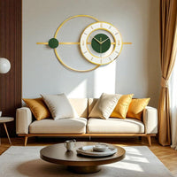 Thumbnail for Lunar Glaze Artistic wall clock (26 x 15 Inches)