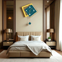 Thumbnail for Luxury Square & Rhombus Wall Clock (20.8 x 15.7 Inches)