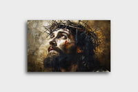 Thumbnail for Masih:The Man of Sorrows Canvas Wall Painting (36 x 24 Inches)