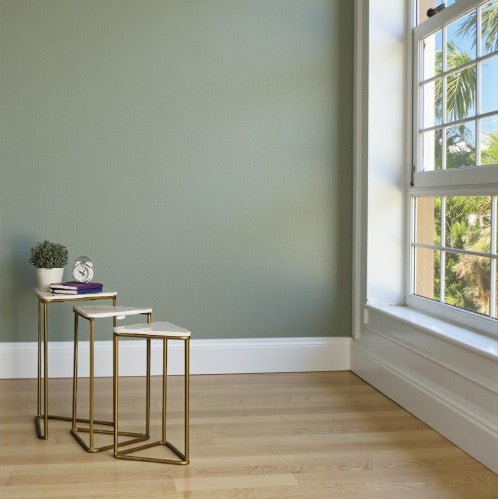 Metalkart Special Anya White & Brass Nesting Tables (Set of 3)