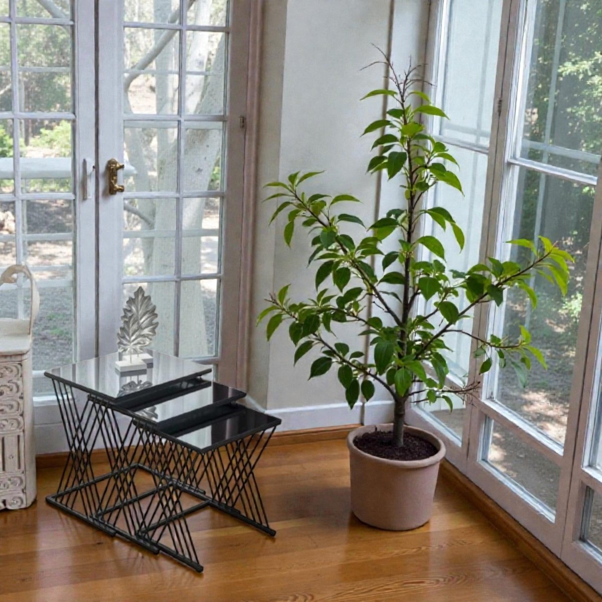 Metalkart Special Gigi Marble Effect Nesting Gold (Trio Set of 3)