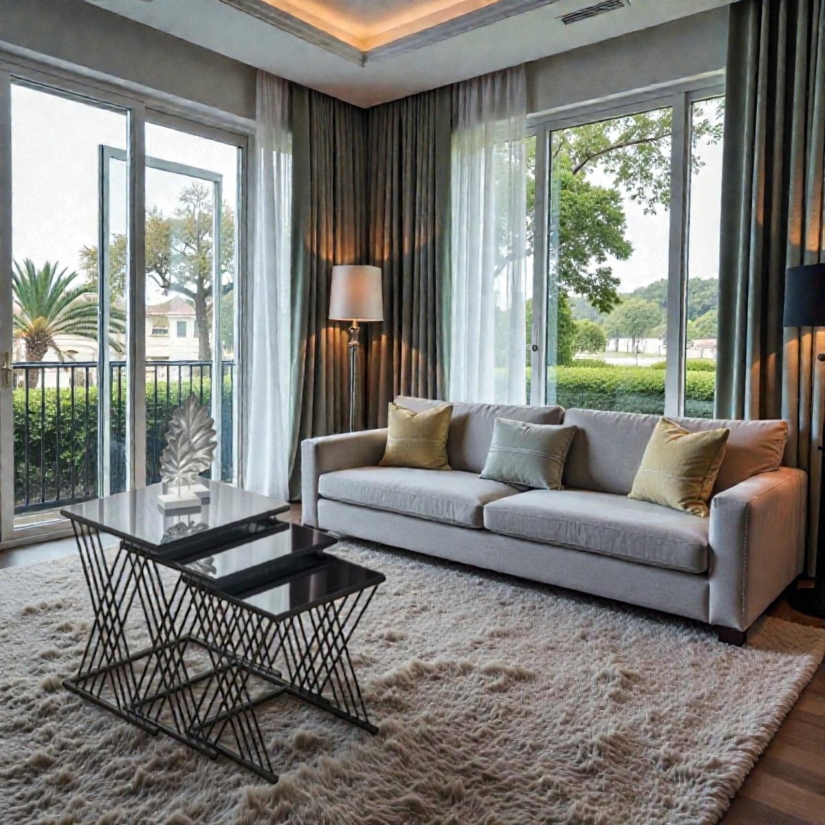 Metalkart Special Gigi Marble Effect Nesting Gold (Trio Set of 3)