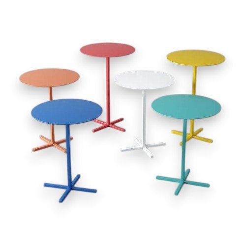 Metalkart Special Minimalist Bar Height Drink Stand (Set of 6)