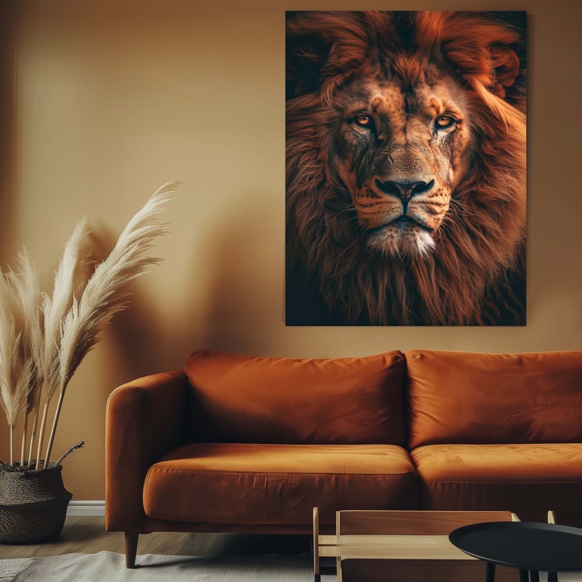 Metalkart Special Silent Roar Canvas Wall Art (24 x 36 Inches)