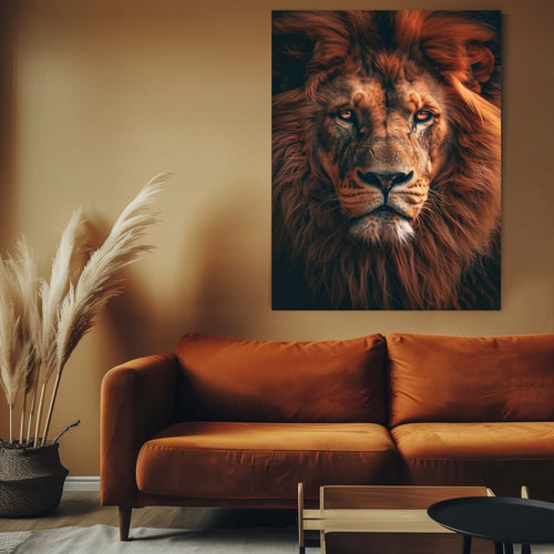 Metalkart Special Silent Roar Canvas Wall Art (24 x 36 Inches)