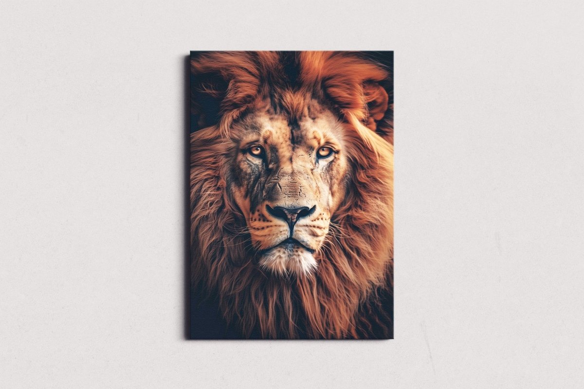 Metalkart Special Silent Roar Canvas Wall Art (24 x 36 Inches)