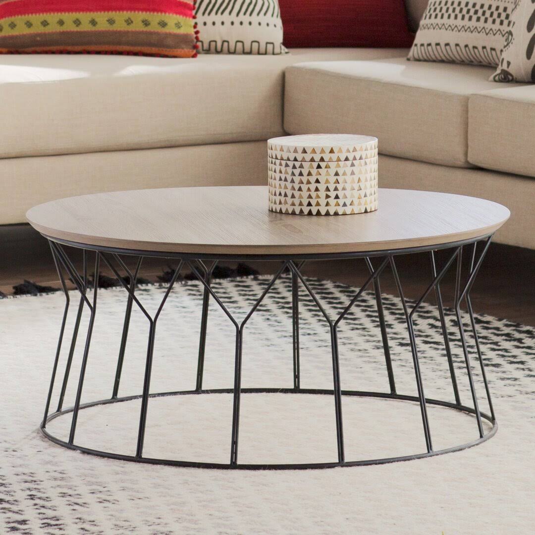 Metalkart Special Spacious Round Coffee Table