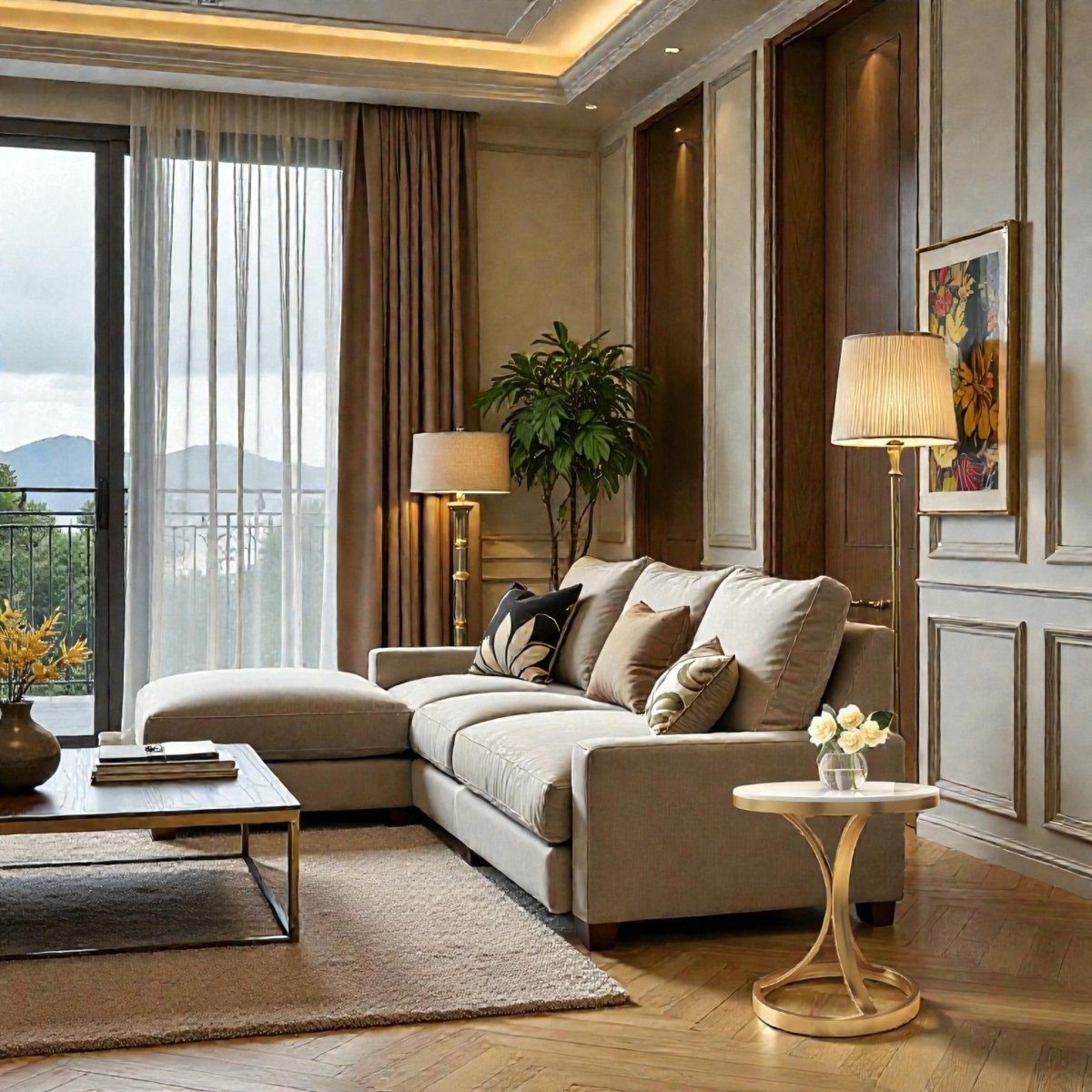 Metalkart Special The Aria Pedestal End Table