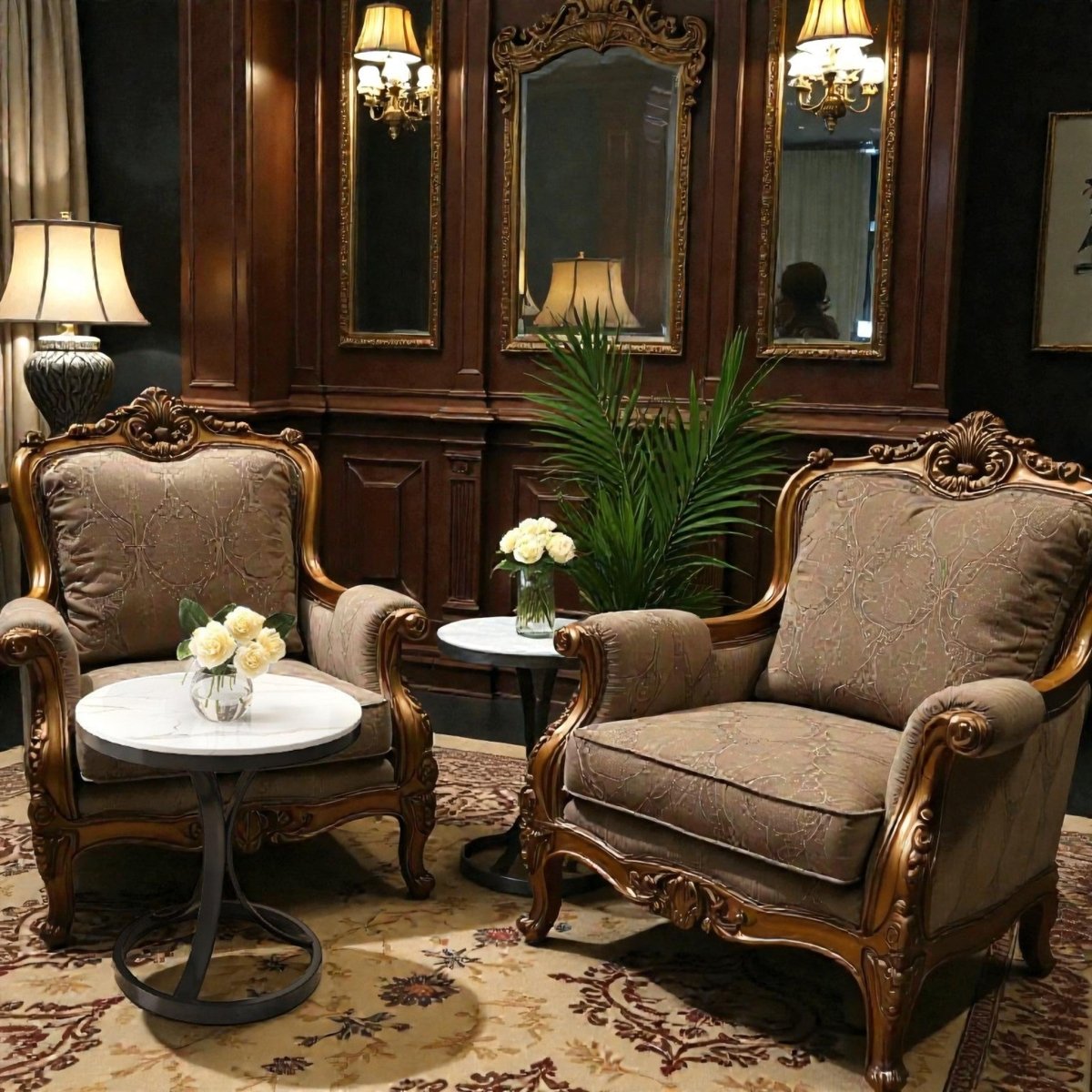 Metalkart Special The Aria Pedestal End Table