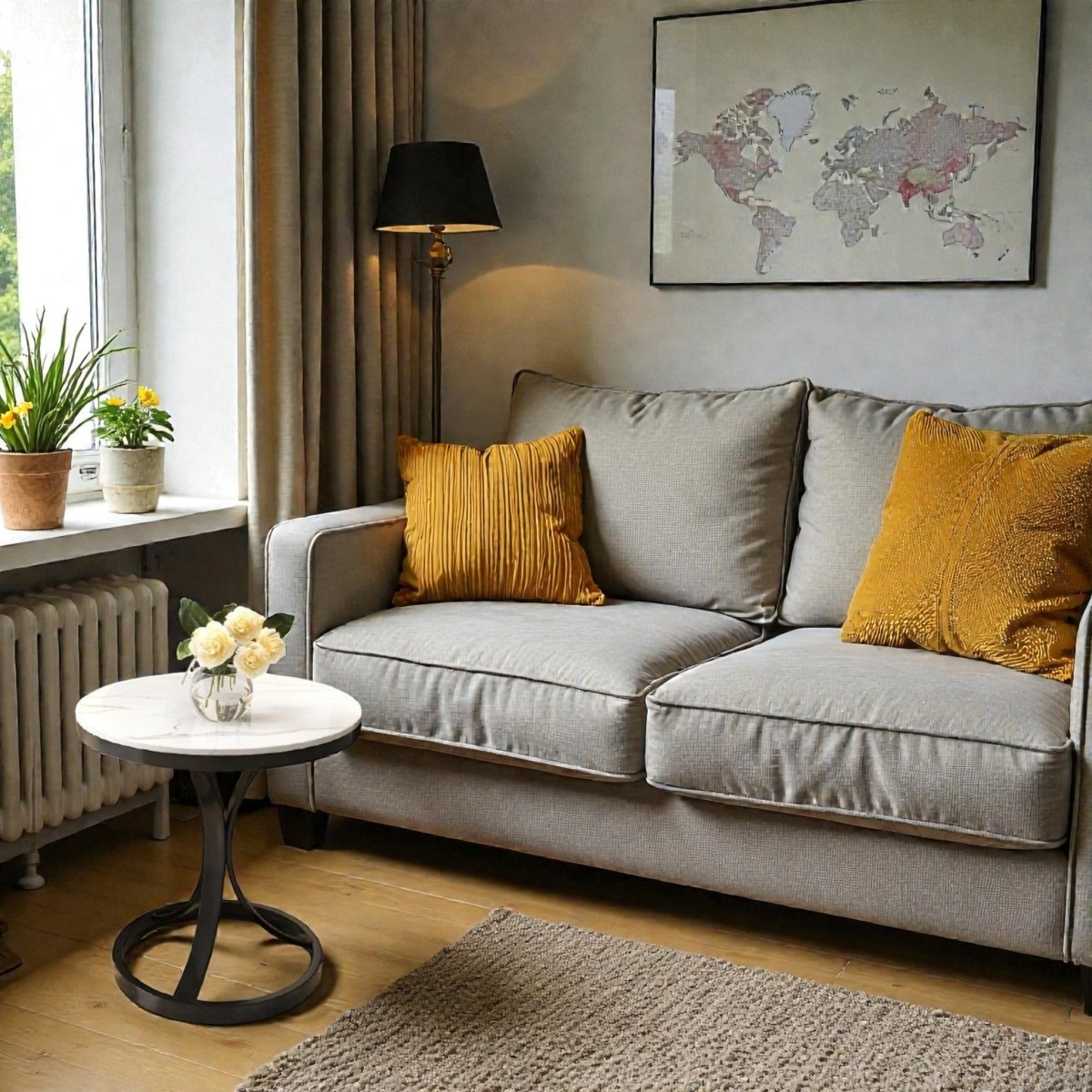 Metalkart Special The Aria Pedestal End Table