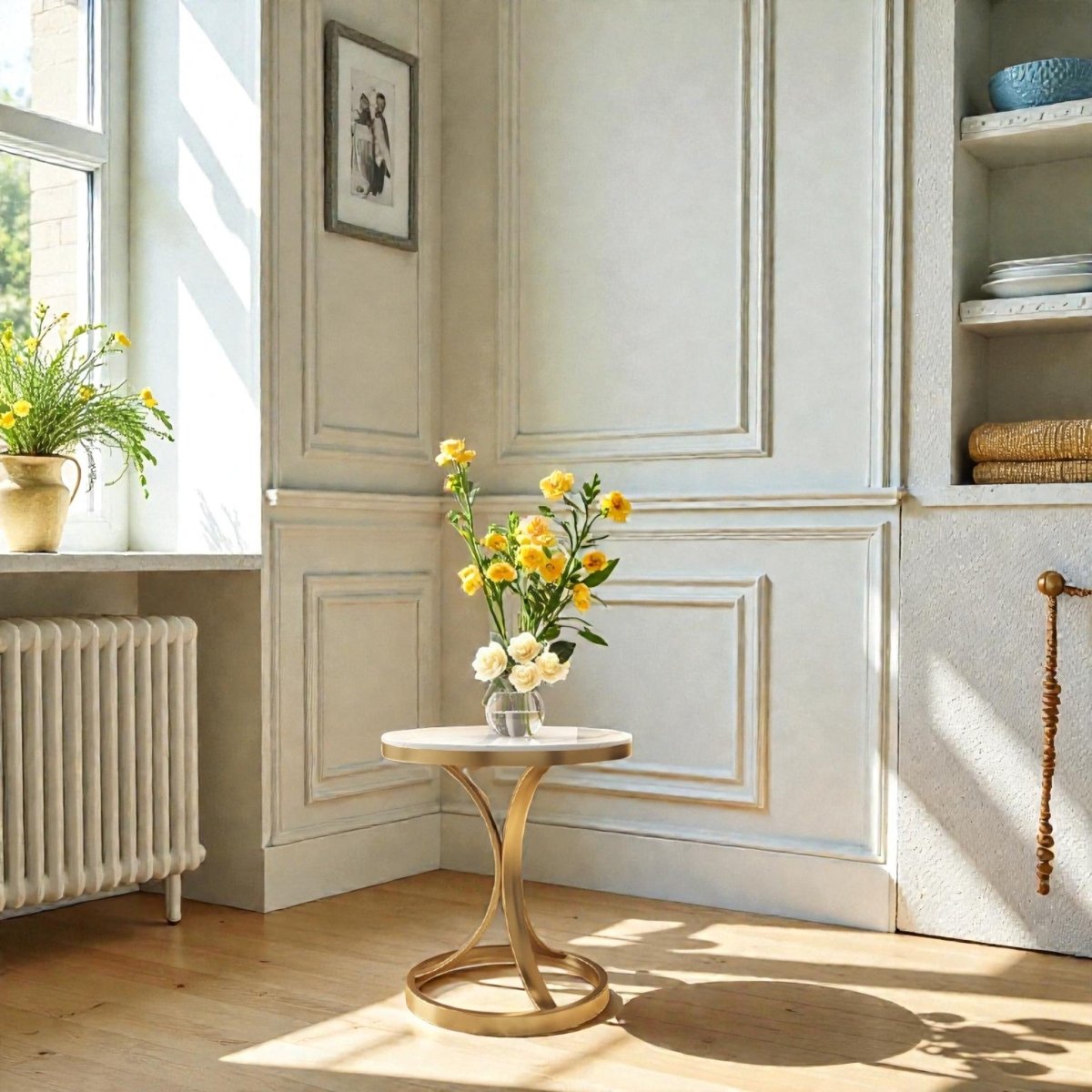 Metalkart Special The Aria Pedestal End Table