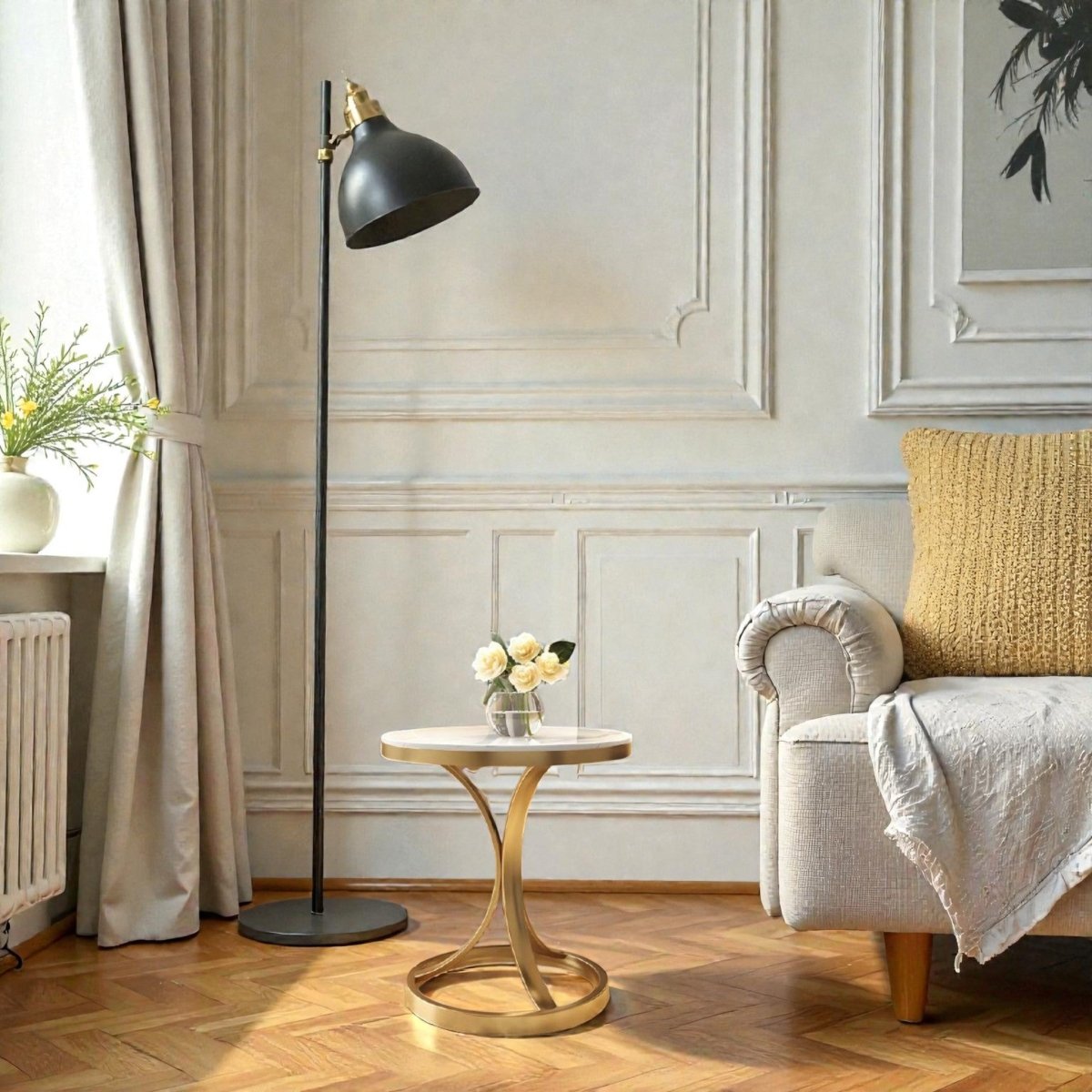 Metalkart Special The Aria Pedestal End Table