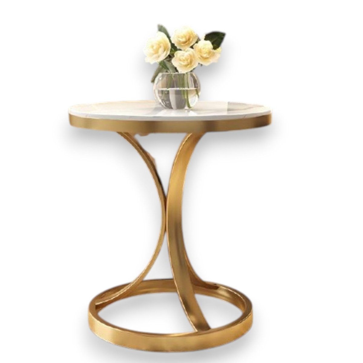 Metalkart Special The Aria Pedestal End Table