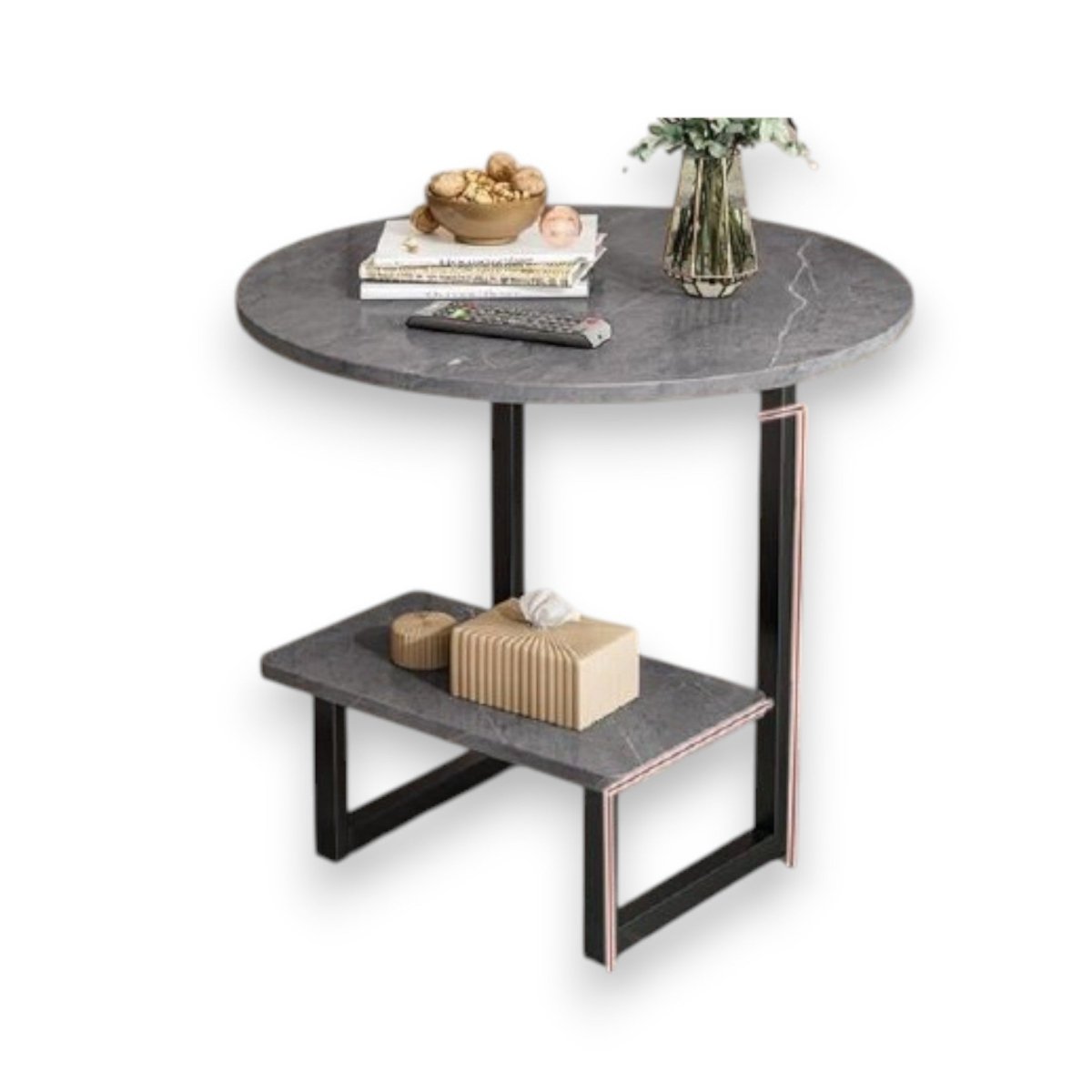 Metalkart Special The Aurora Round/Square Coffee Nook Table