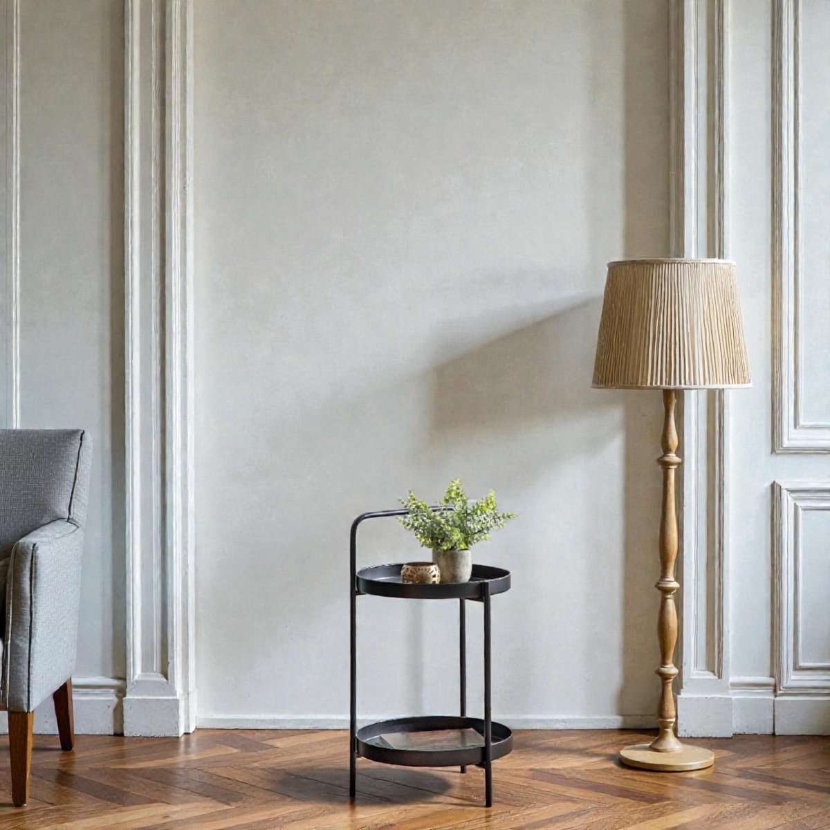 Metalkart Special The Bistro Handle Caddy Side Table