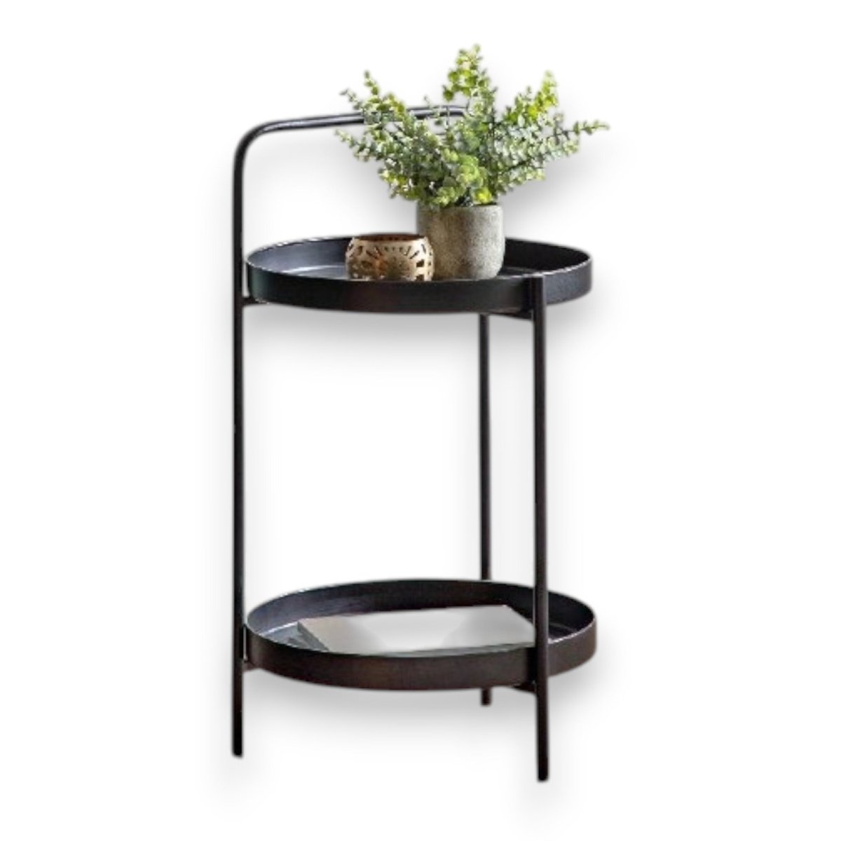 Metalkart Special The Bistro Handle Caddy Side Table