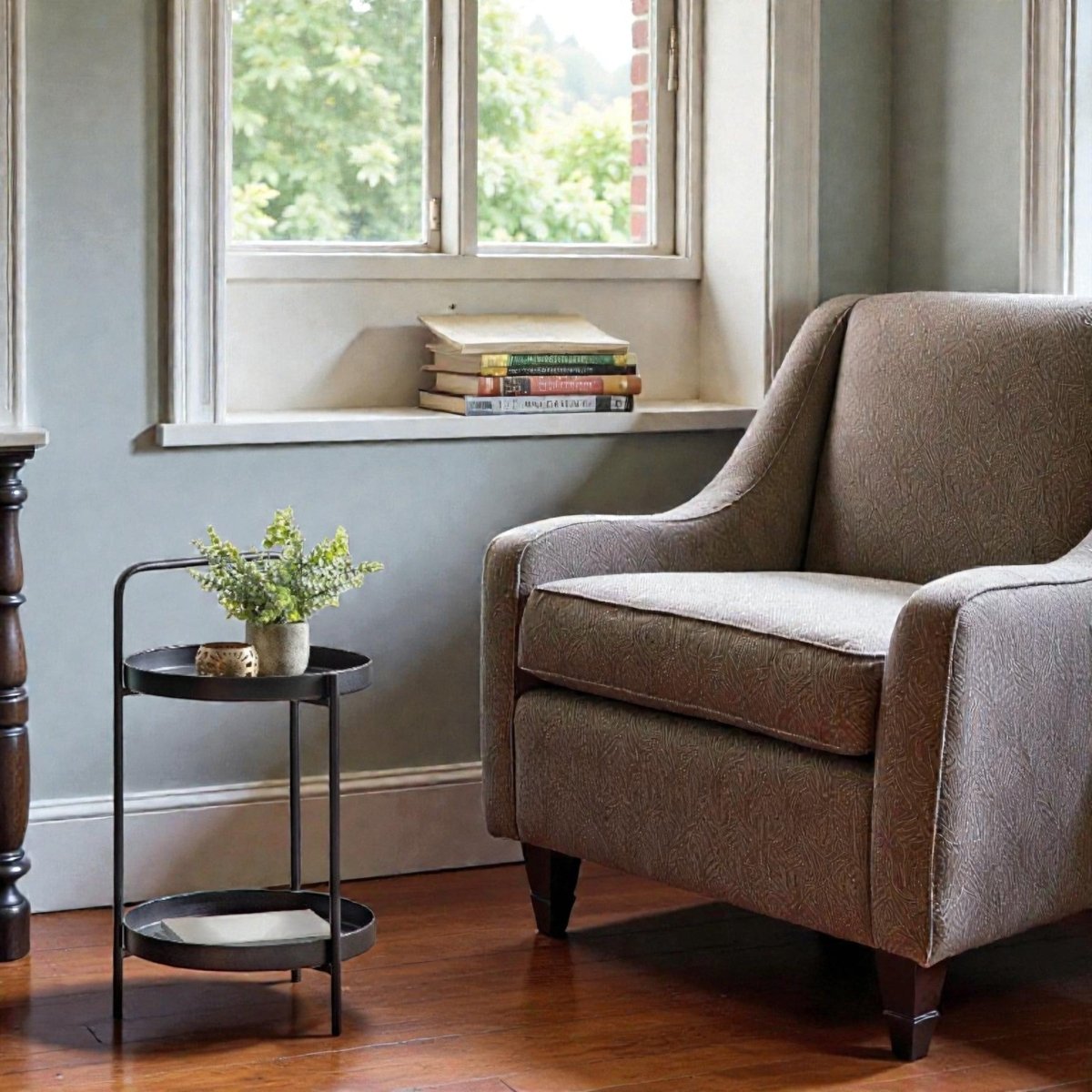 Metalkart Special The Bistro Handle Caddy Side Table