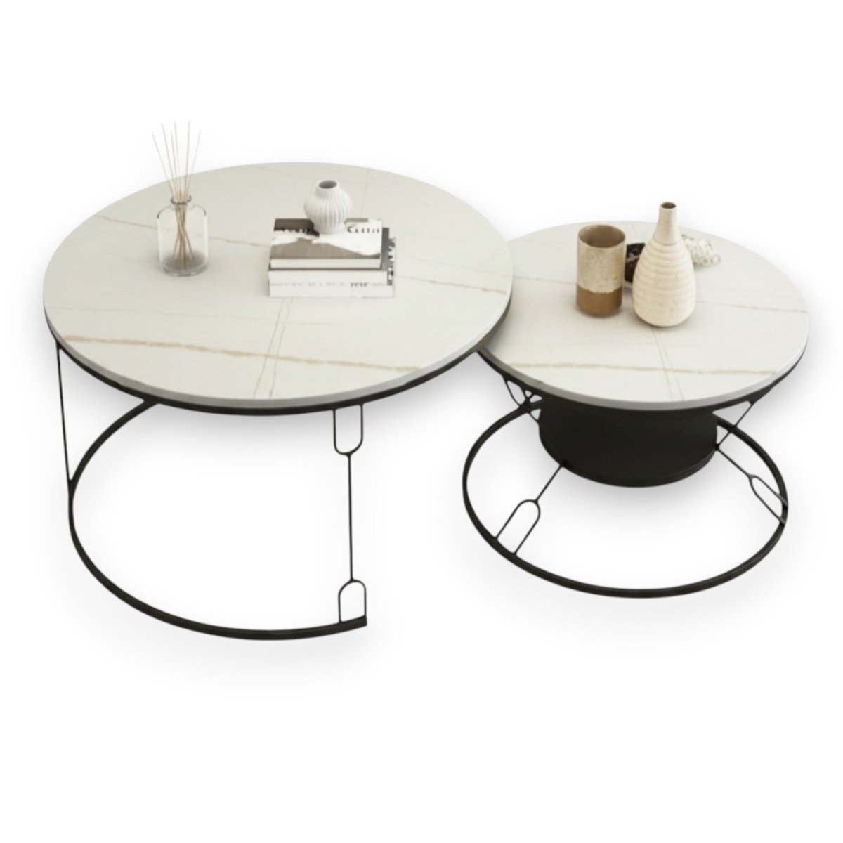 Metalkart Special The Carrara Nesting Duo (Set of 2)