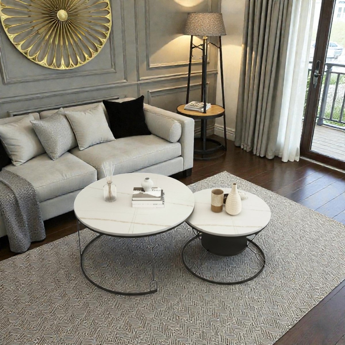 Metalkart Special The Carrara Nesting Duo (Set of 2)