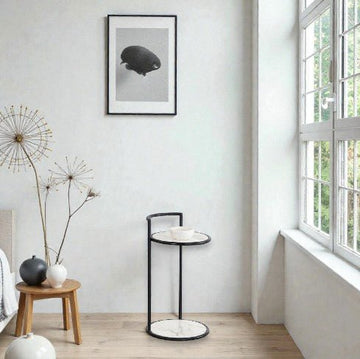 Metalkart Special The Duet Tiered Side Table