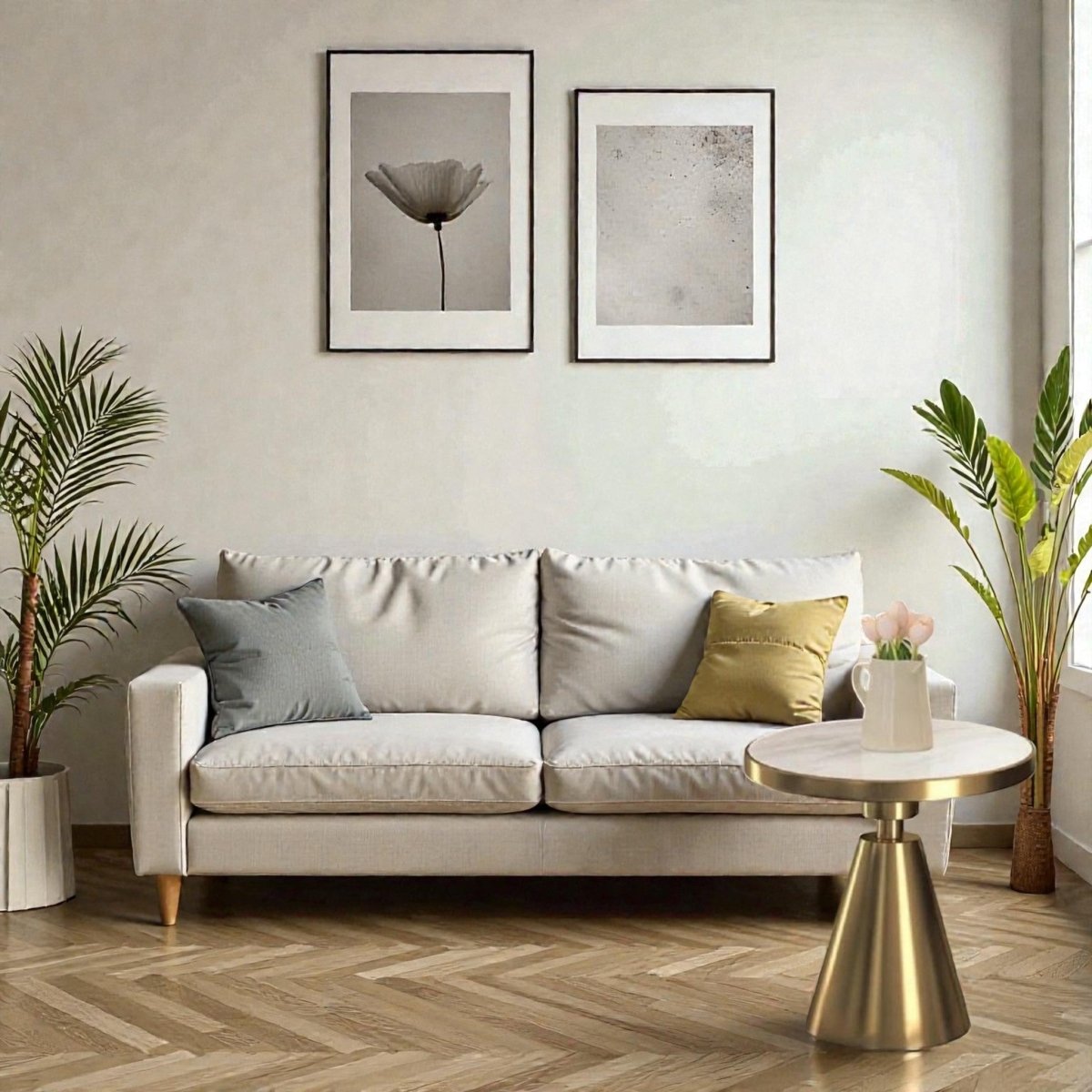 Metalkart Special The Giza' Gold Finish Accent Table