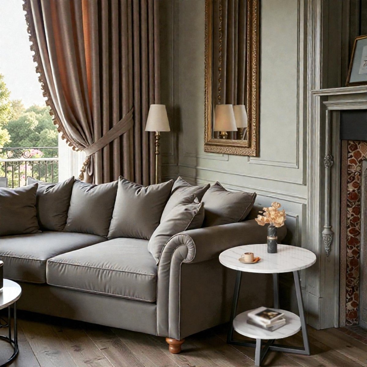 Metalkart Special The Horizon Circular Display Nightstand