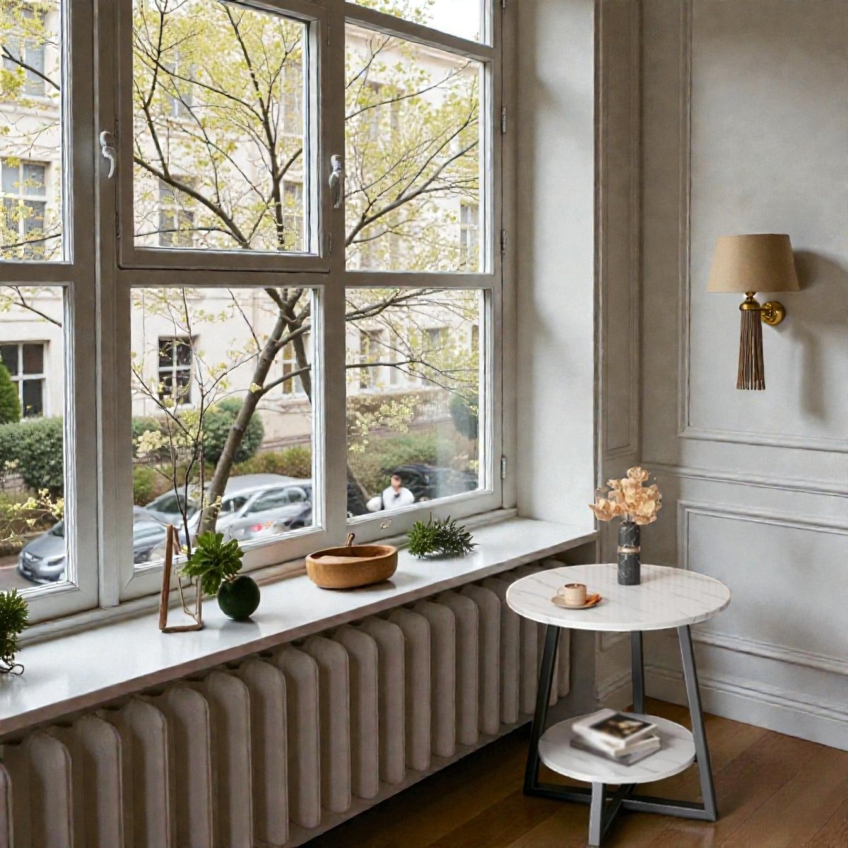 Metalkart Special The Horizon Circular Display Nightstand